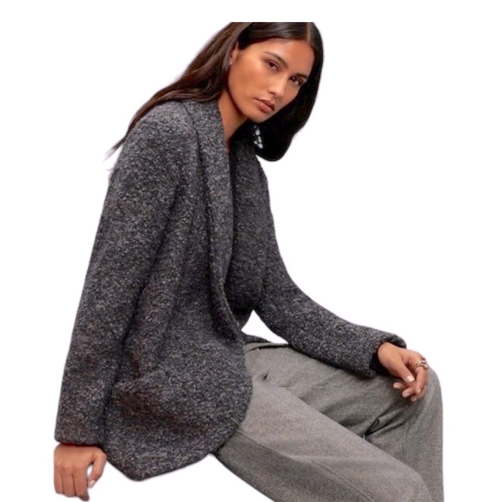 Aritzia Wilfred Wool Mohair Alpaca Chevalier Jacket
